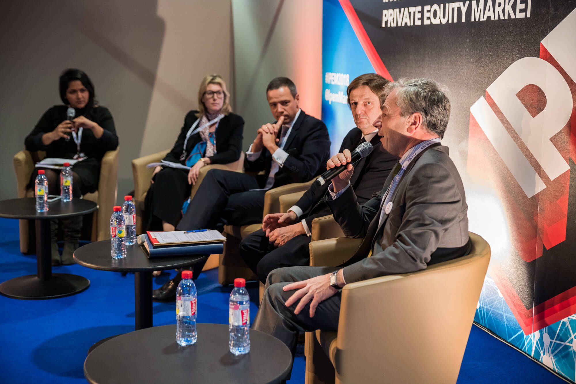 Private roundtable of investors at IPEM